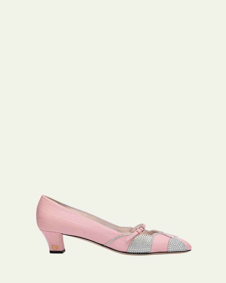 Bowow Moire Strass Pumps